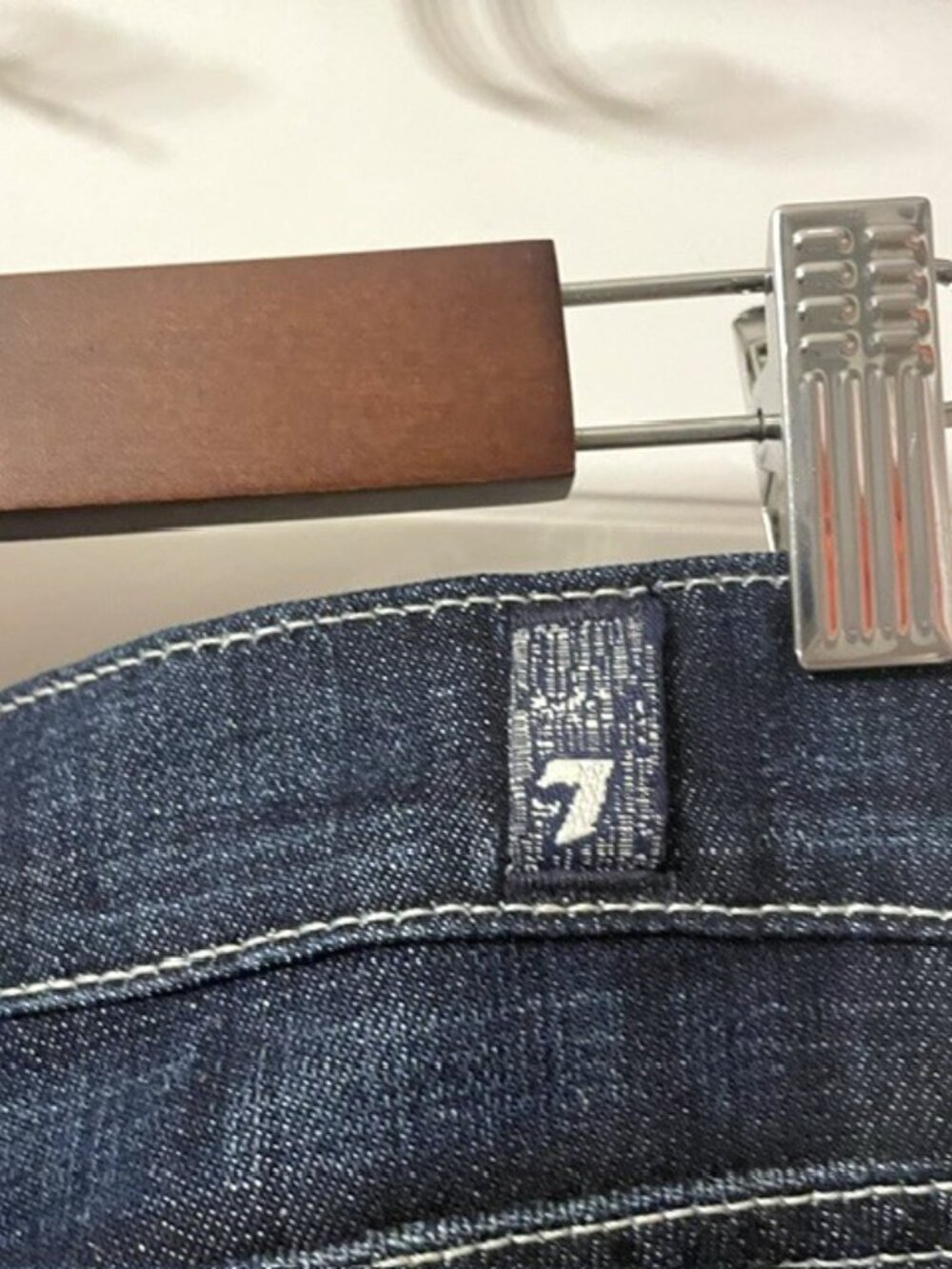 7 For All Mankind Dojo Jeans Dark Wash Size 29 - Picture 9 of 16